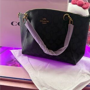 Coach Black Satchel Bag